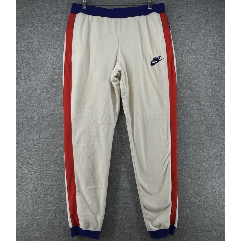 Nike Loose Fit Sweatpants Women Size XL Beige Activewear‎ NEW $65